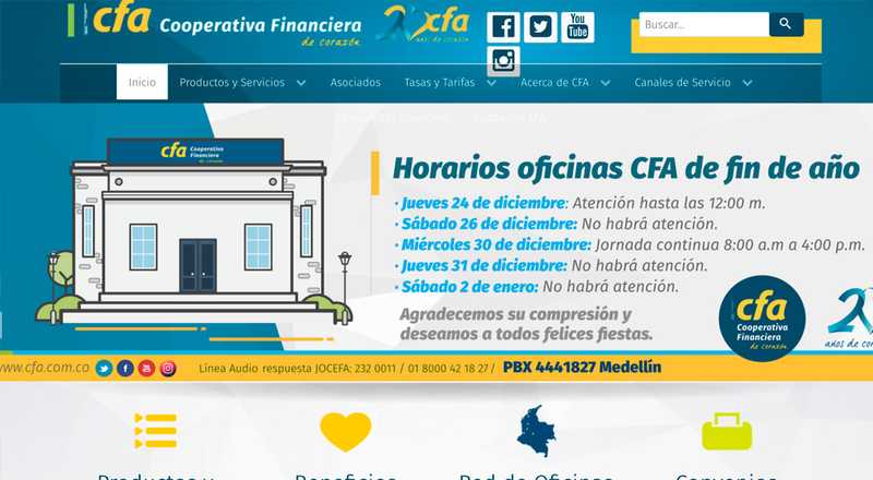 Información general - CFA Cooperativa Financiera