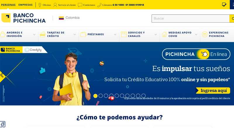 Información general - Banco Pichincha
