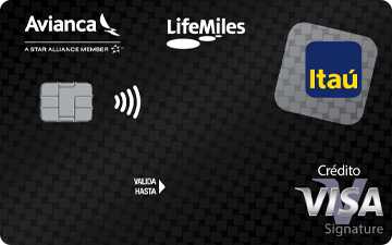 Tarjeta de crédito Visa LifeMiles  Itaú