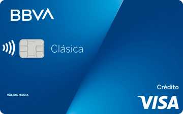 Tarjeta de crédito Visa Clásica BBVA