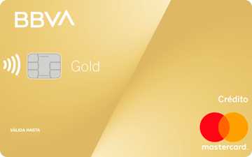 Tarjeta de crédito Mastercard Gold BBVA