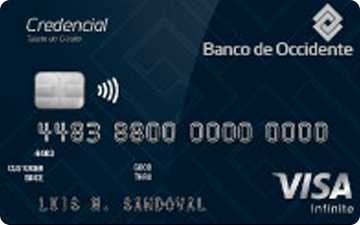Tarjeta de crédito Visa Infinite Banco de Occidente