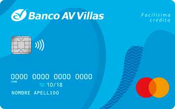 Tarjeta de crédito Facilísima Banco AV Villas
