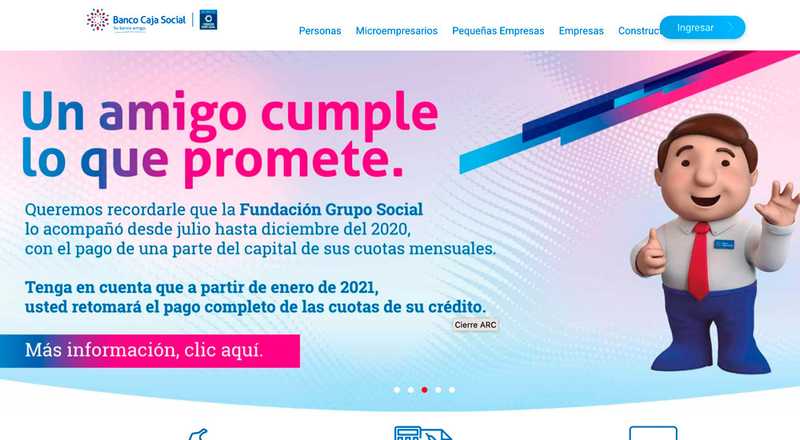 Información general - Banco Caja Social