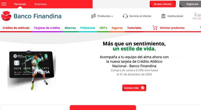 Información general - Banco Finandina