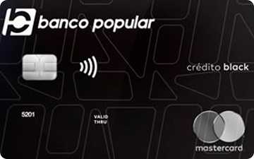 Tarjeta de crédito Mastercard Black Banco Popular