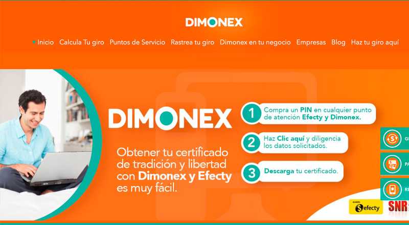 Información general - Dimonex