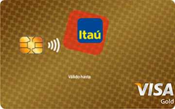 Tarjeta de crédito Visa Gold Itaú