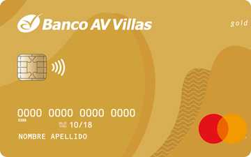 Tarjeta de crédito Oro Banco AV Villas