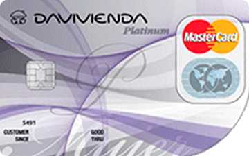 Tarjeta de crédito Mujer MasterCard Platinum Davivienda