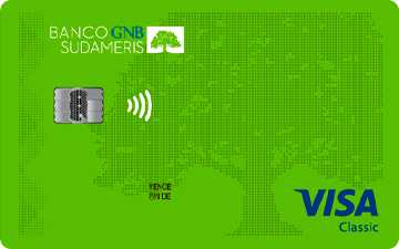 Tarjeta de crédito Visa Clásica Banco GNB Sudameris