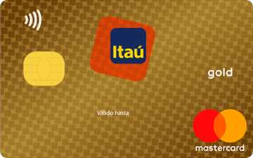 Tarjeta de crédito MasterCard Gold Itaú