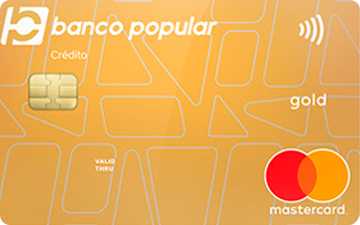 Tarjeta de crédito Mastercard Oro Banco Popular